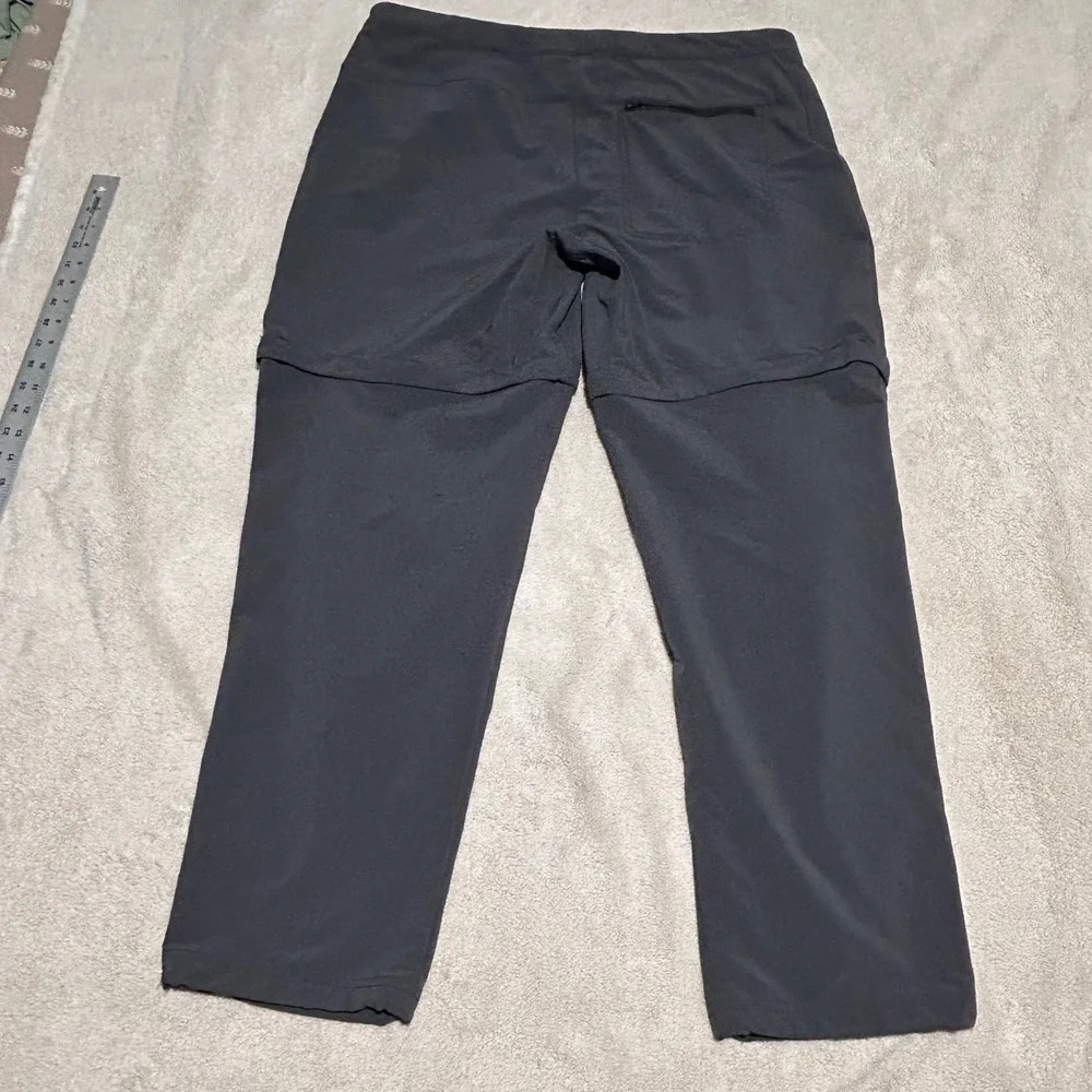 The North Face Convertible Pants Mens XL 30 Gray FlashDry-XD Hiking Outdoor